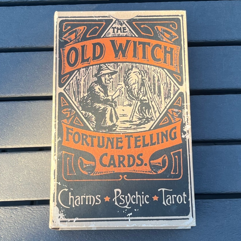 Homegoods; Wooden; 'Old Witch'; Decorative Fake Book/Box; 11x7x2.5in - Picture 2 of 8